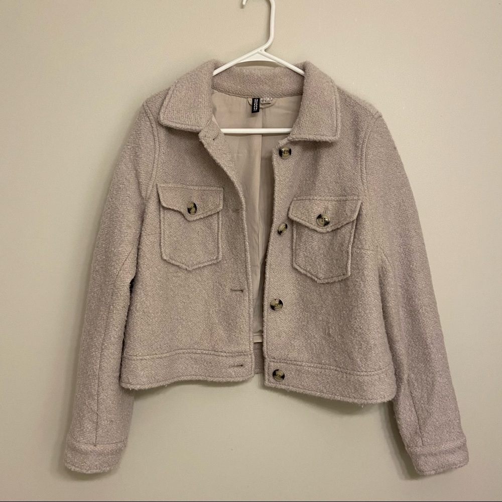 LIKE NEW H&M Cropped Shacket
